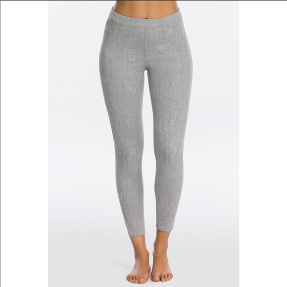 Spanx Jeansish Snake Print Leggings - Picture 2 of 8